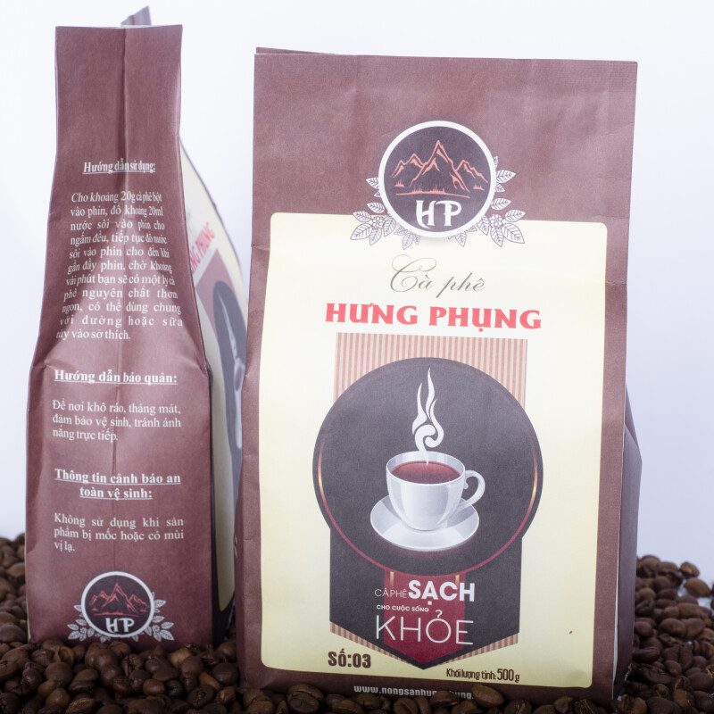 Cà phê phin rang mộc (500g)