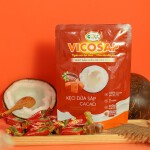 Kẹo Dừa Sáp Vicosap Vị Cacao [Túi 100g]